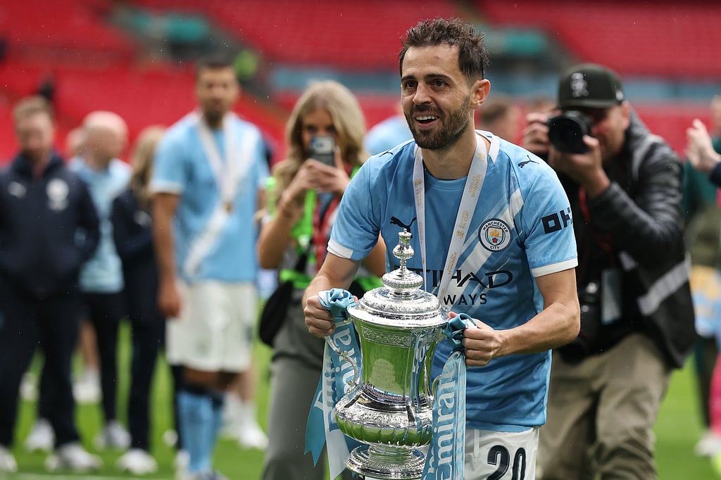 Chelsea and Manchester City English FA Cup final-Bernardo Silva