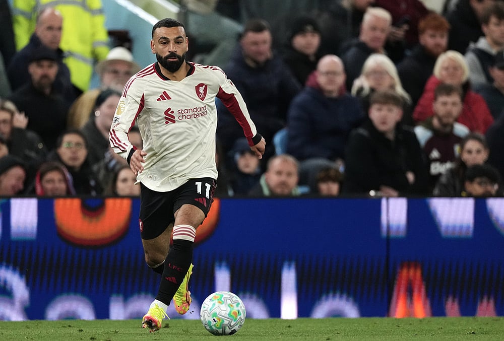 Aston Villa vs Liverpool Premier League soccer-Mohamed Salah