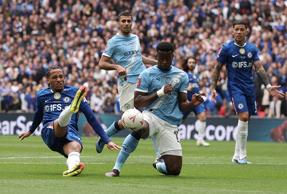 Chelsea and Manchester City English FA Cup final-Marc Guehi
