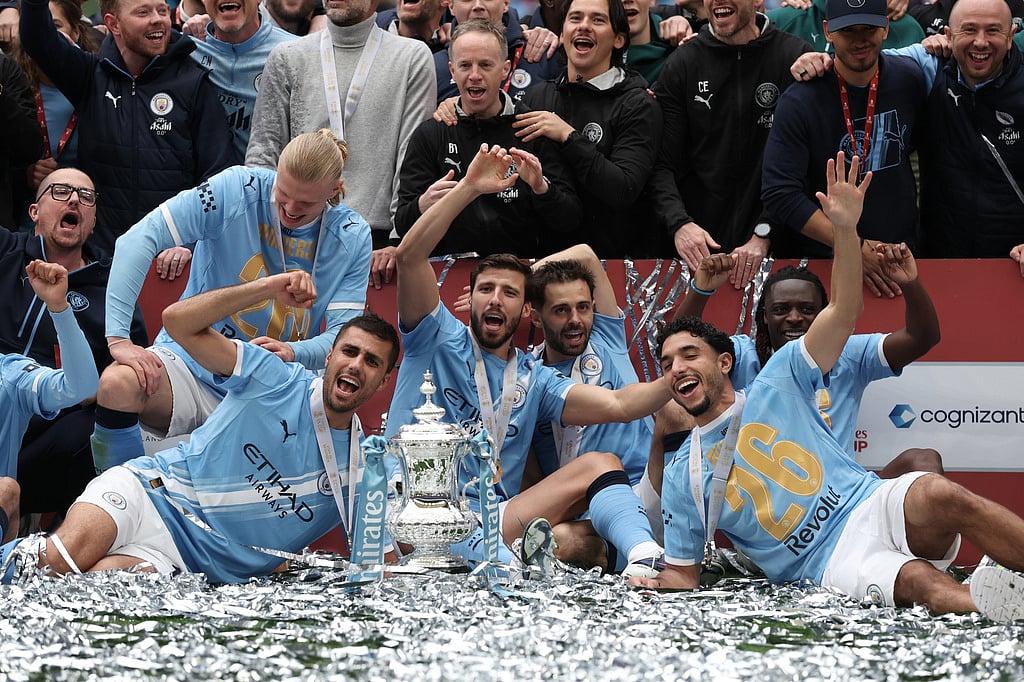 Chelsea and Manchester City English FA Cup final photos