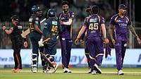 IPL 2026 Points Table: KKR Keep Hopes Alive, Delay GT's Playoff Entry In Match 60 AP Photo : Gujarat Titans' Sai Sudharsan, left, and Rahul Tewatia greet Kolkata Knight Riders players after Kolkata Knight Riders defeated Gujarat Titans in their Indian Premier League cricket match in Kolkata.