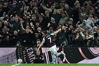 Aston Villa 4-2 Liverpool: Emery's Villans Humble Premier League Holders, Seal Champions League Spot | Photo: AP/Dave Shopland : Aston Villa's John McGinn celebrates after scoring his side's fourth goal during the English Premier League soccer match between Aston Villa and Liverpool in Birmingham, England.