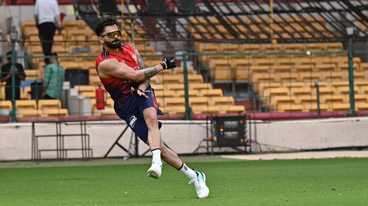 Virat Kohli in RCB training during IPL 2026.  - File Photo