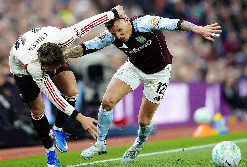 Aston Villa vs Liverpool Premier League soccer-Lucas Digne