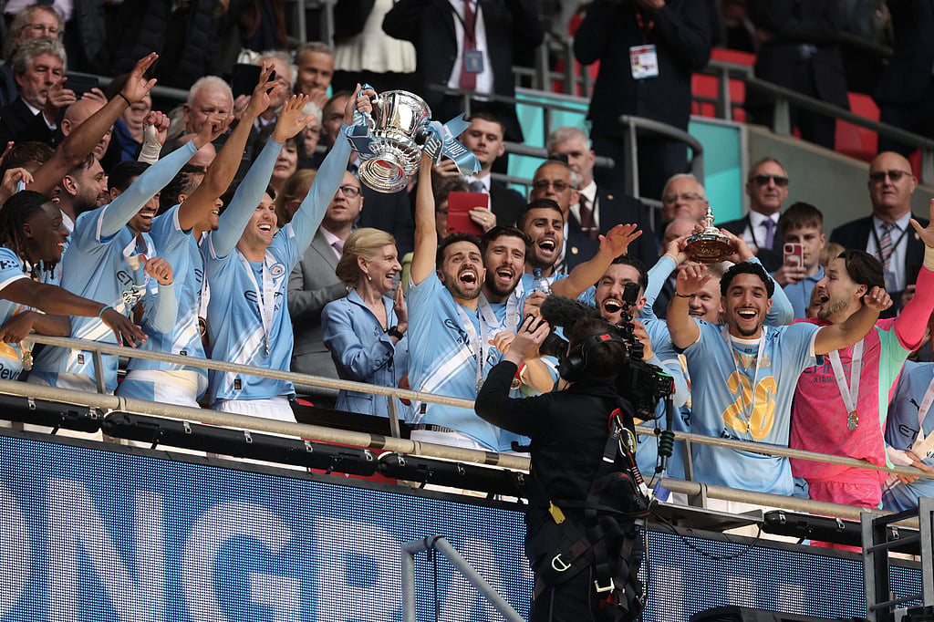 Chelsea and Manchester City English FA Cup final-