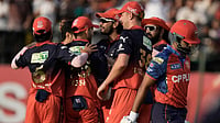 AP Photo/Ashwini Bhatia : RCB beat RCB by 23 runs in match 61 of IPL 2026 at the HPCA Stadium in Dharamsala on Sunday, May 17.
