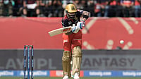 PBKS Vs RCB, IPL 2026: Virat Kohli Sets Dharamsala Ablaze With Power-Packed Fifty AP Photo/Ashwini Bhatia : Royal Challengers Bengaluru's Virat Kohli celebrates his fifty runs during the Indian Premier League cricket match between Punjab Kings and Royal Challengers Bengaluru in Dharamshala, India, Sunday, May 17, 2026.