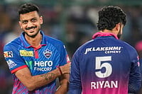 DC Vs RR, IPL 2026: See Best Photos From Indian Premier League Match 62 At Delhi's Arun Jaitley Stadium | Photo: PTI/Kamal Kishore : Delhi Capitals' captain Axar Patel, left, and Rajasthan Royals' captain Riyan Parag during toss before an Indian Premier League (IPL) 2026 T20 cricket match between Delhi Capitals and Rajasthan Royals, in New Delhi.