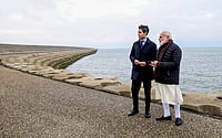 Why PM Modi’s Visit To Afsluitdijk Dam Is Important For Gujarat’s Kalpasar project PTI : In this image posted on May 17, 2026, Prime Minister Narendra Modi with his Netherlands counterpart Rob Jetten during a visit to Afsluitdijk Dam, in Netherlands