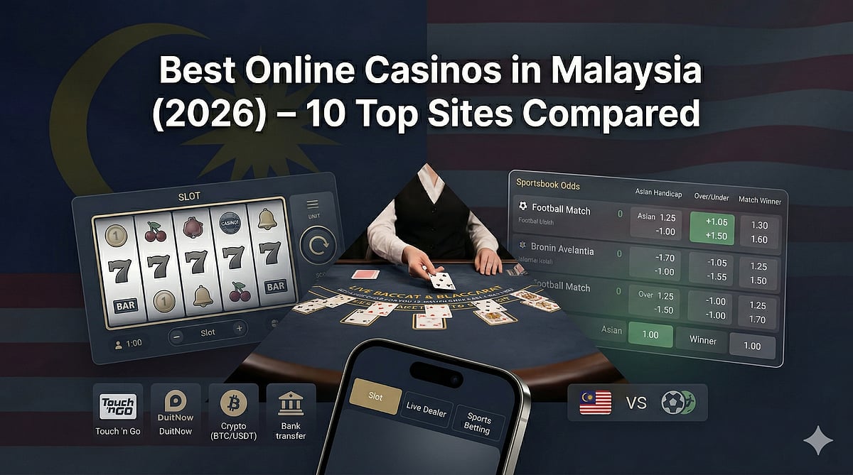 Trusted Online Casinos In Malaysia (2026) - 10 Leading Sites Compared