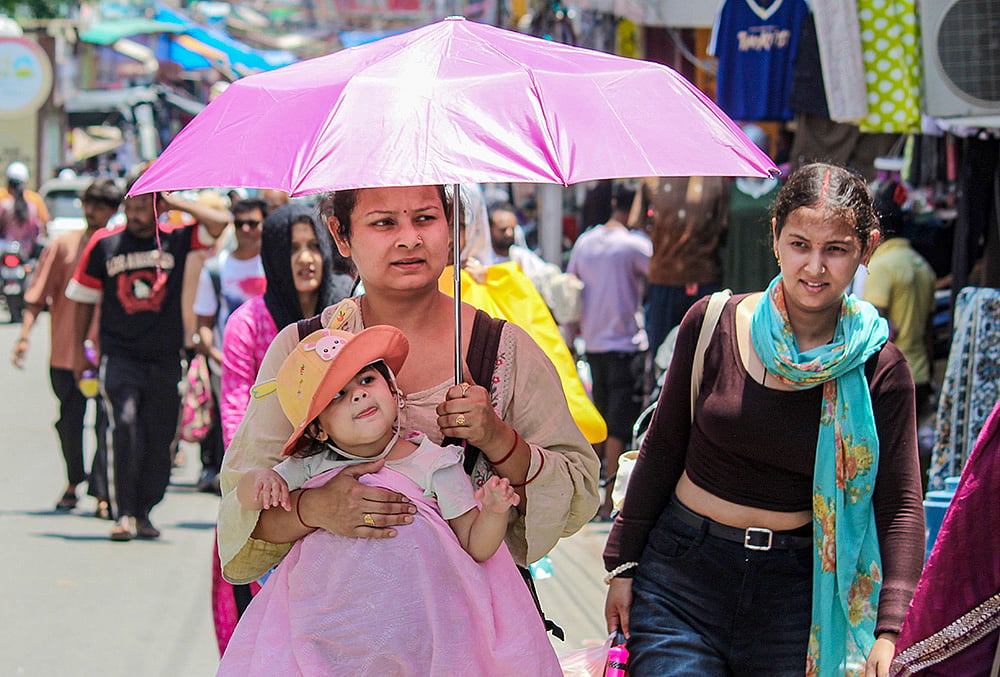Hot summer day in Rishikesh