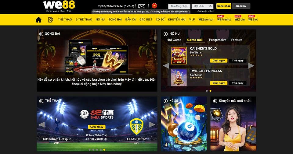 WE88 website
