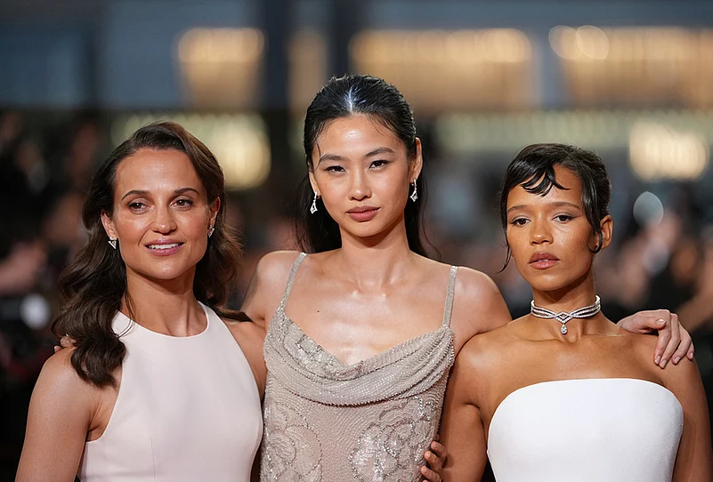 Cannes 2026 Red Carpet looks Alicia Vikander, Hoyeon and Taylor Russell