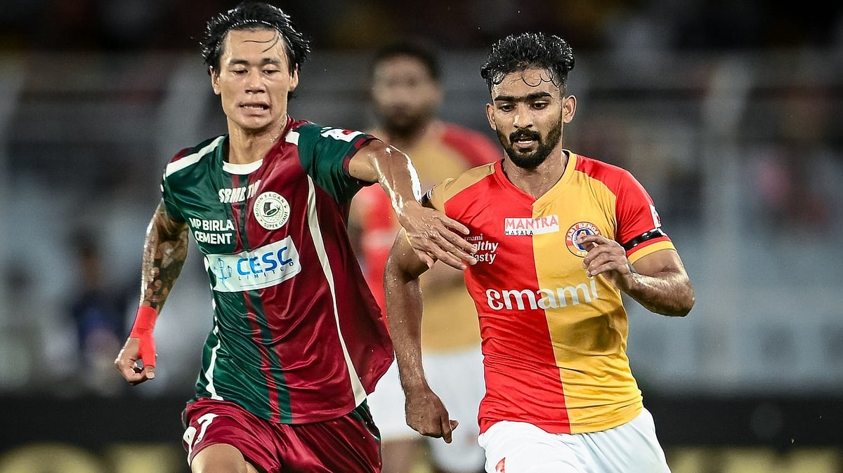 East Bengal and Mohun Bagan had to settle for a 1-1 draw. - X/eastbengal_fc