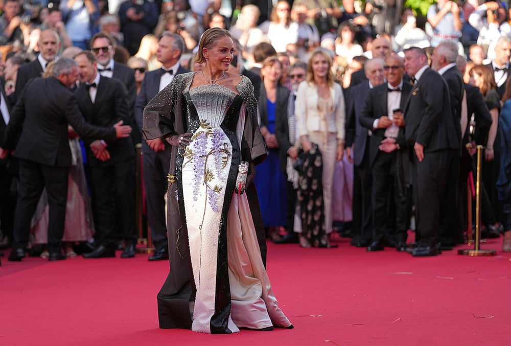 Cannes Film Festival celebrity fashion-Sharon Stone