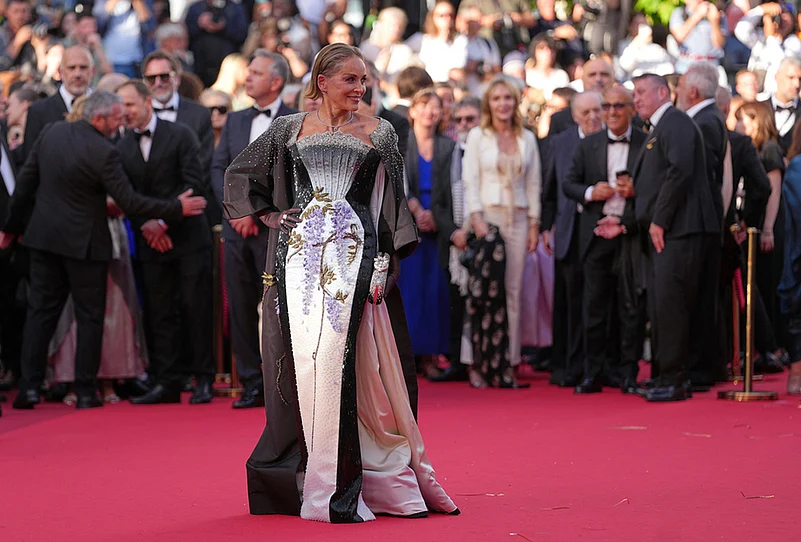 Cannes Film Festival celebrity fashion-Sharon Stone