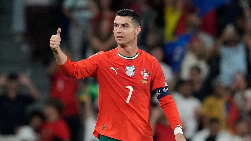 Cristiano Ronaldo is added to the Portugal's squad for FIFA World Cup 2026 and is set to play his 6th edition of the marquee football tournament. - AP Photo/Armando Franca