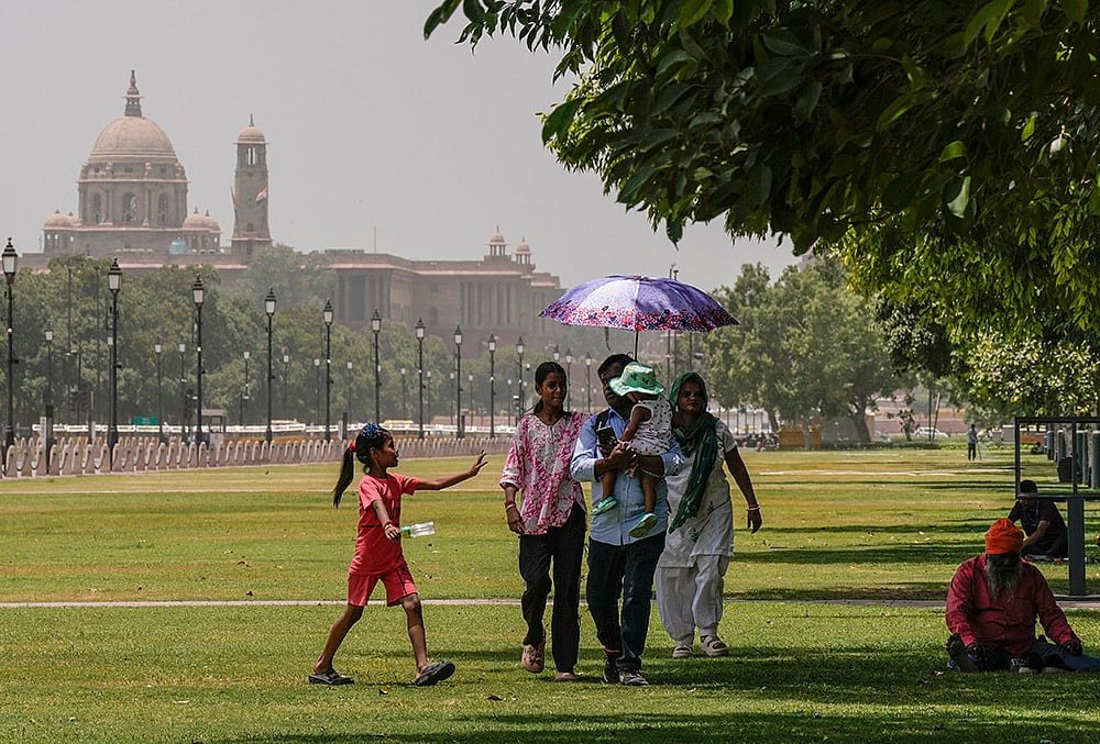 Hot summer day in Delhi