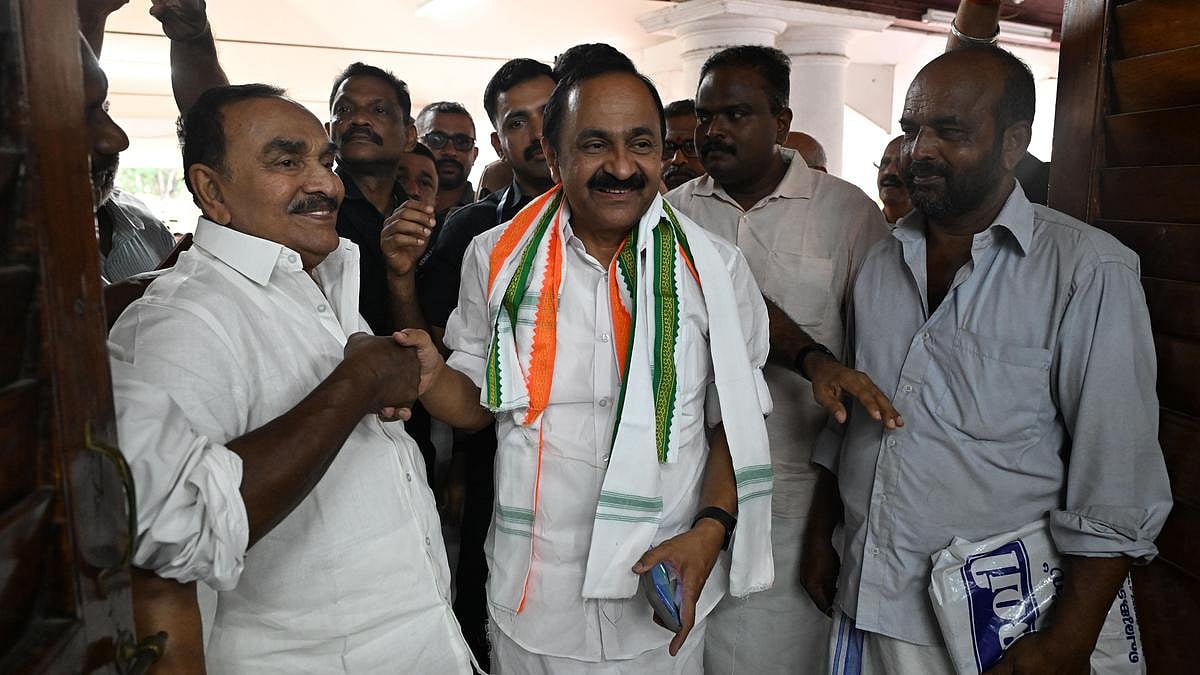 Kerala’s new UDF government is already facing turbulence as Chief Minister V.D. Satheesan struggles to finalise cabinet portfolios amid intense pressure from allies like the IUML.  - PTI