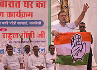 Rahul Gandhi Warns Of ‘Economic Storm’, Targets Modi Over Foreign Visits Source : PTI : Congress MP and Lok Sabha LoP Rahul Gandhi being addresses the inauguration of a marriage hall, at Bachhrawan, in Raebareli district, Uttar Pradesh, Tuesday, May 19, 2026.