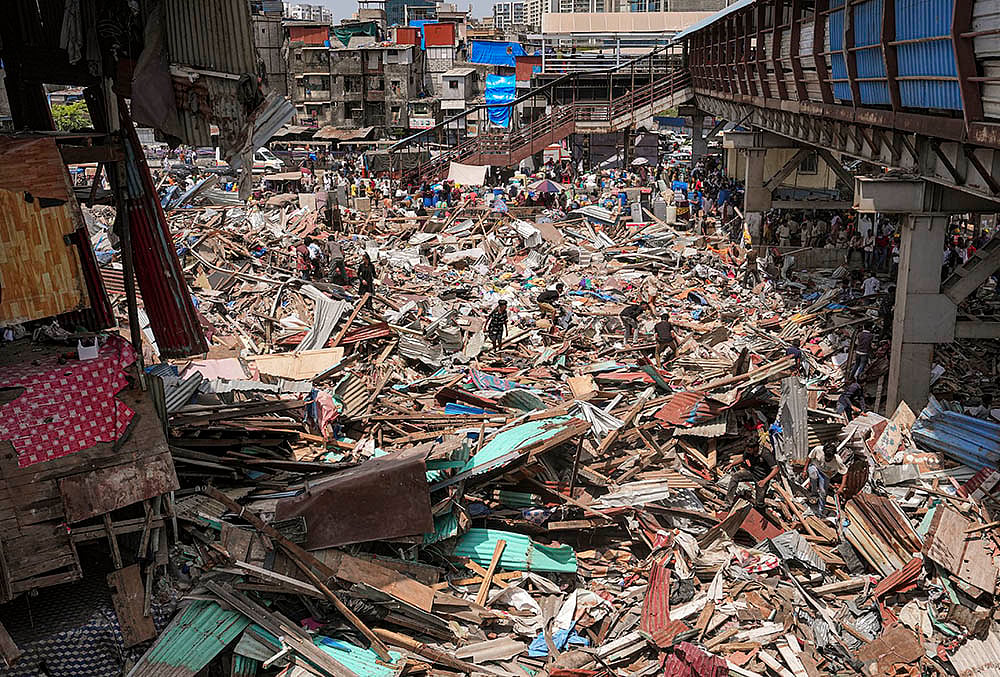 Demolition drive by Western Railway