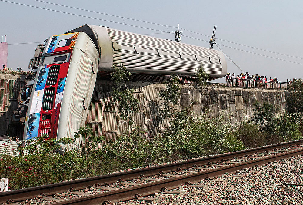 Aftermath of train derail in Rishikesh