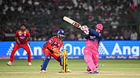 RR Vs LSG, IPL 2026: Vaibhav Sooryavanshi Floors Super Giants, Jaipur Crowd With Incredible 93-Run Knock AP : Vaibhav Sooryavanshi plays a shot during the Indian Premier League match between Lucknow Super Giants and Rajasthan Royals in Jaipur.