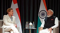 ANI : PM Modi meeting with Denmark Prime Minister Mette Frederiksen ahead of India-Nordic Summit, in Oslo on May 19, 2026. 