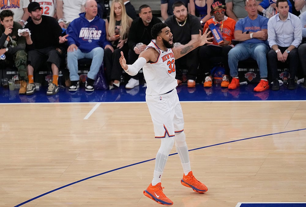 New-York-knicks-Vs-Cleveland-Cavaliers-NBA-Playoffs-highlights-Karl-Anthony Towns