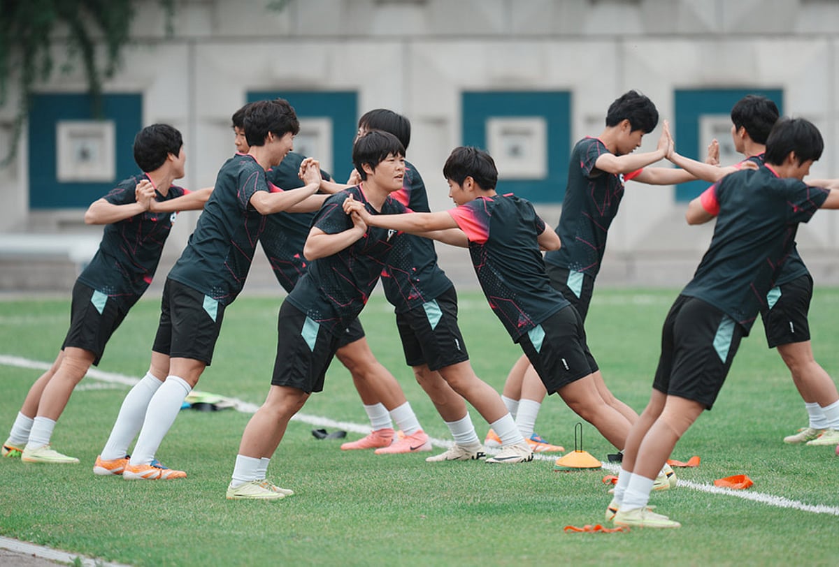 AFC Women's Champions League semifinal 2026 Naegohyang Women's FC training-1