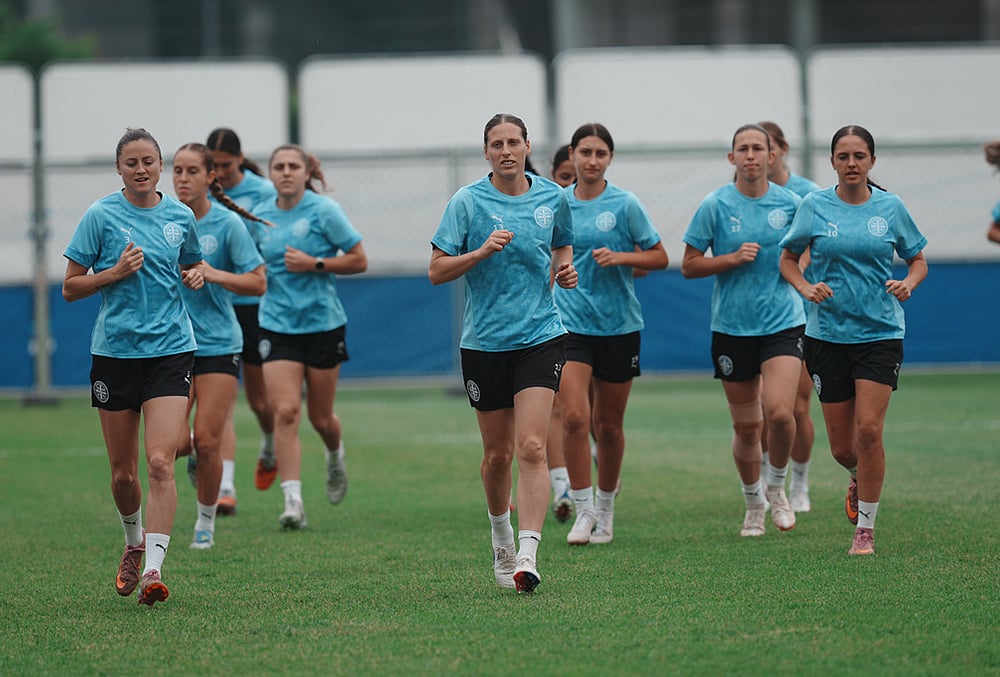 AFC Womens Champions League semifinal 2026 Melbourne City FC players training-