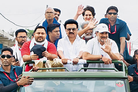 Wobbly Partnership: Rahul had campaigned with Stalin across multiple elections, but dumped him for Vijay after the election results