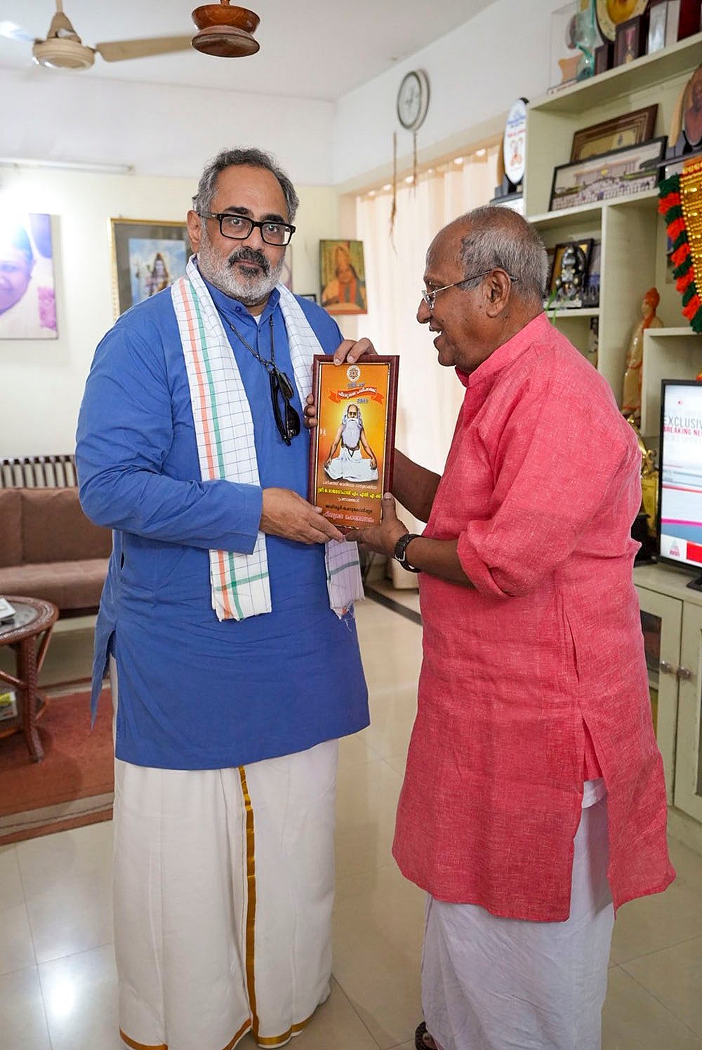 Rajeev Chandrasekhar meets O Rajagopal