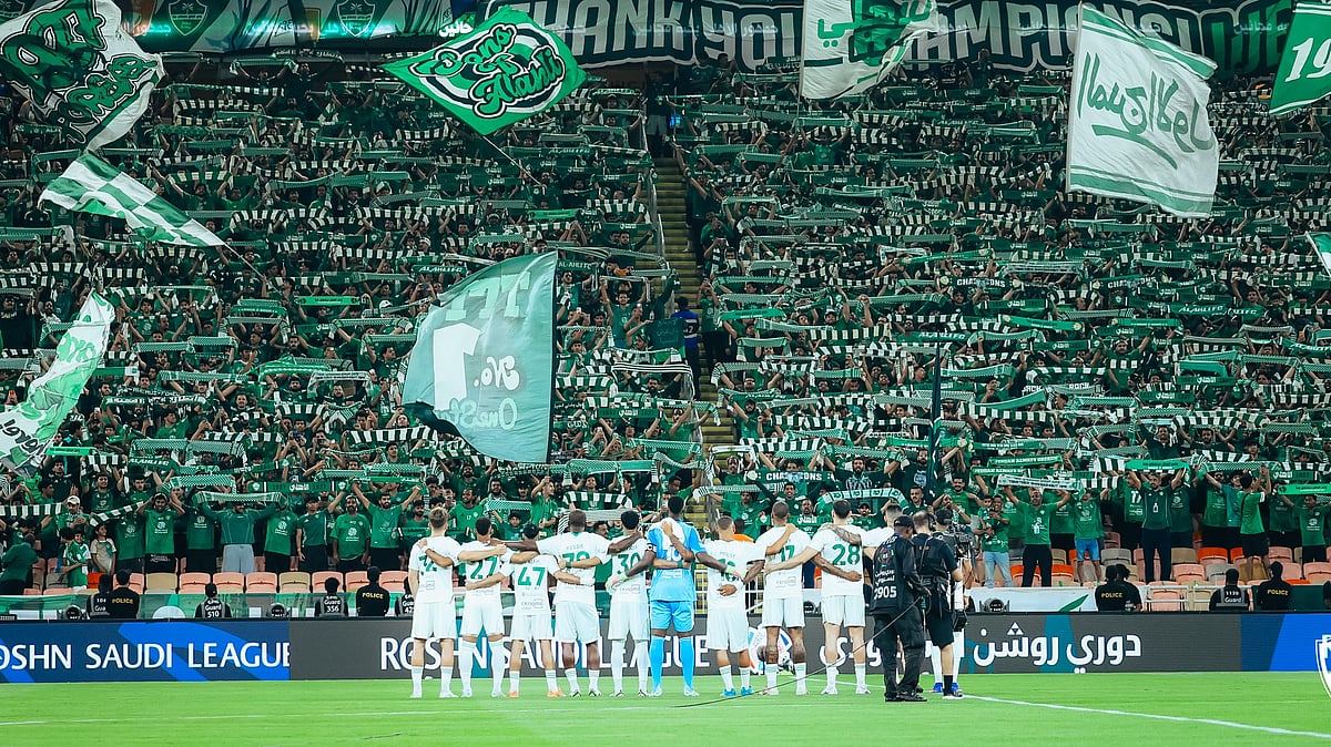 File photo of Al-Ahli players in action during the Saudi Pro League. - | Photo: X/ALAHLI_FCEN