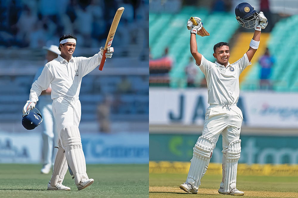 Early Stardom that Fizzled Out: Vinod Kambli (left) and Prithvi Shaw - null