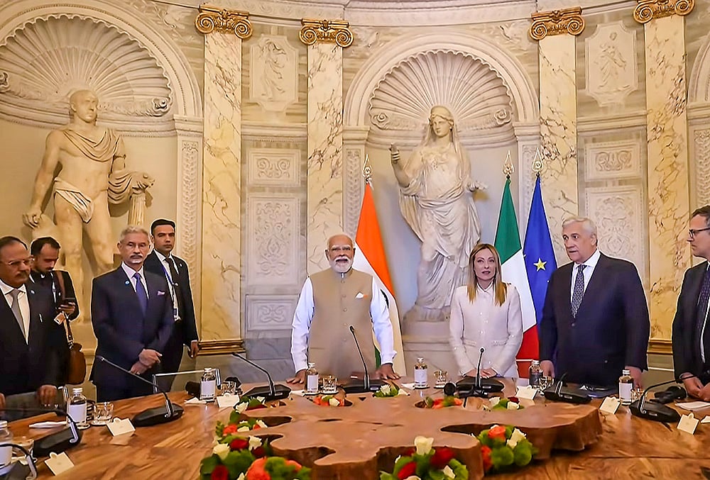 PM Modi in Italy