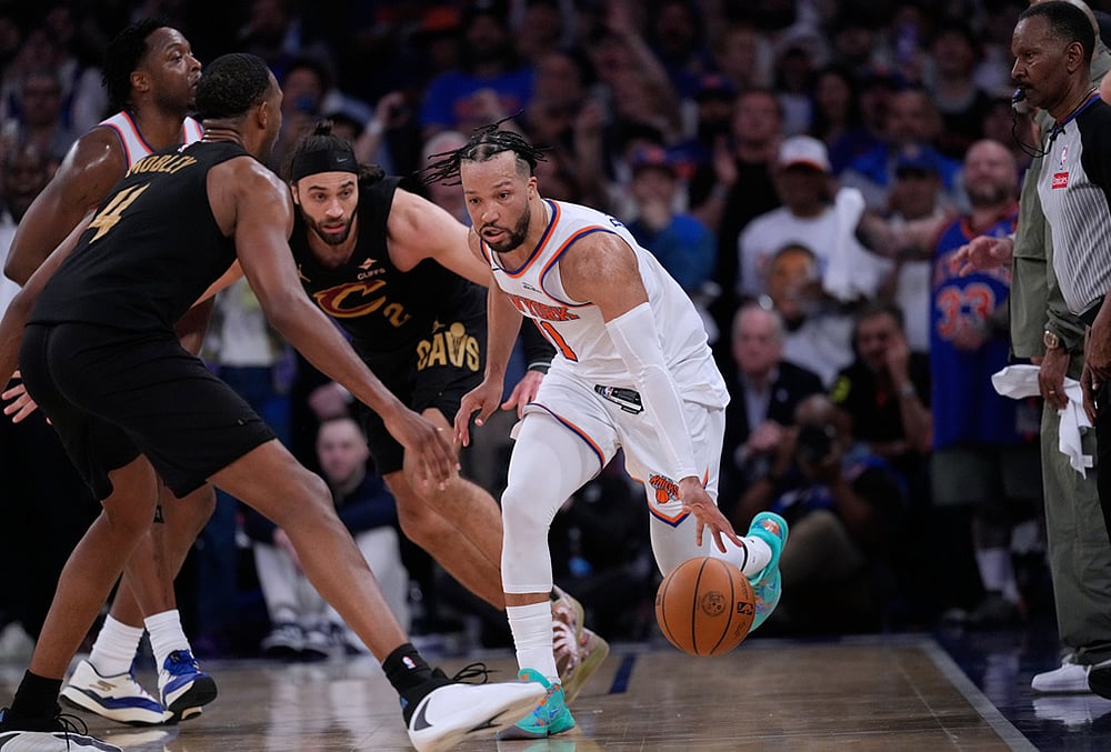New-York-knicks-Vs-Cleveland-Cavaliers-NBA-Playoffs-highlights-Jalen Brunson
