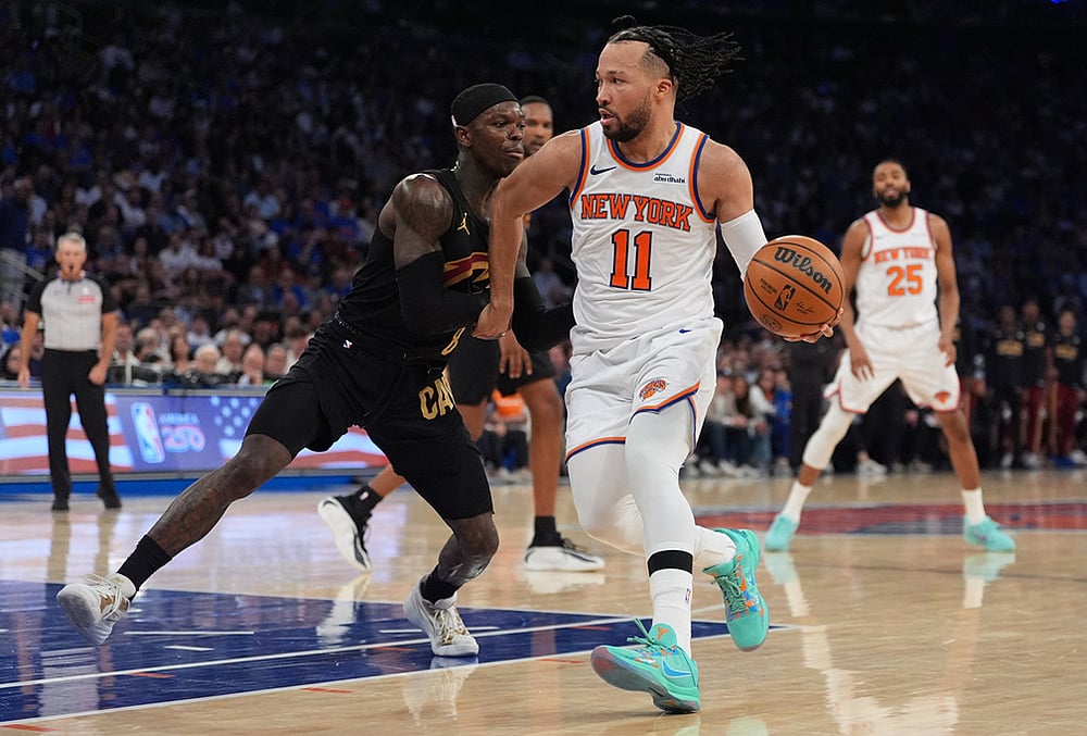 New-York-knicks-Vs-Cleveland-Cavaliers-NBA-Playoffs-highlights-Jalen Brunson