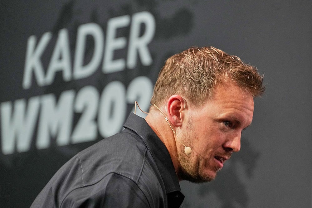 Julian Nagelsmann, announces the squad for the 2026 FIFA World Cup