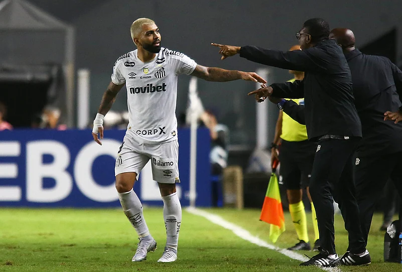 Santos FC Vs San Lorenzo CONMEBOL Copa Sudamericana match highlights-Gabriel Barbosa