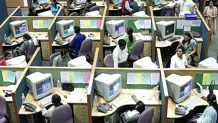 A representative image of a call centre.  - File