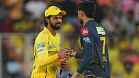 GT Vs CSK Toss Update, IPL 2026: Chennai Bowling First - Check Playing XIs (AP Photo/Ajit Solanki) : Chennai Super Kings' captain Ruturaj Gaikwad, left, and Gujarat Titans' captain Shubman Gill shake hands before the Indian Premier League cricket match between in Ahmedabad, India, Thursday, May 21, 2026