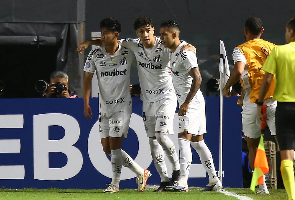 Santos FC Vs. San Lorenzo CONMEBOL Copa Sudamericana match highlights—Gabriel Bontempo