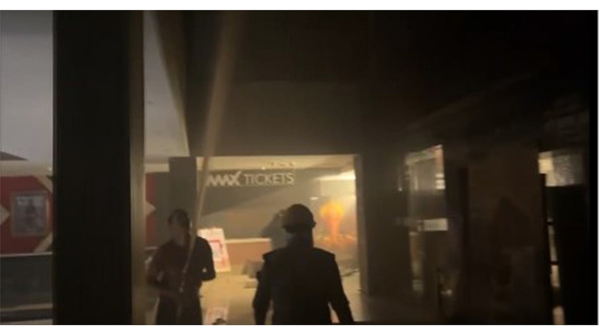 Visual of the fire at Pacific mall - ANI