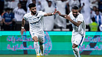 Al-Fayha 0-1 Al‑Hilal Highlights, Saudi Pro League: Mandash's Solitary Goal Helps Al-Za'eem Finish On High Alhilal_EN/X : Sultan Mandash celebrates after scoring a goal during Al-Fayha vs Al-Hilal Saudi Pro League 2025-26 match.