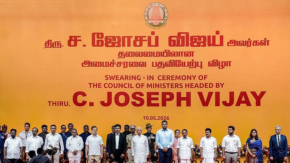 Vijay Expands Tamil Nadu Cabinet; Congress Returns to Government: See Full List Below - Photo: PTI/R Senthilkumar