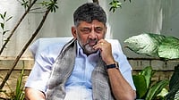 | Photo: PTI/Shailendra Bhojak : Karnataka Deputy Chief Minister DK Shivakumar