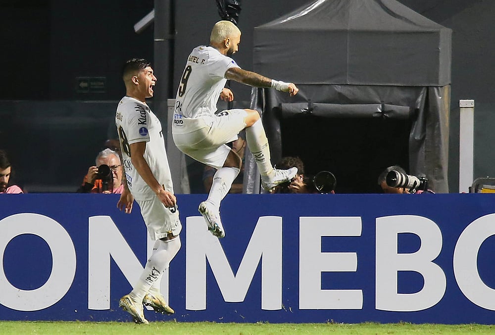 Santos FC Vs San Lorenzo CONMEBOL Copa Sudamericana match highlights-Gabriel Barbosa 