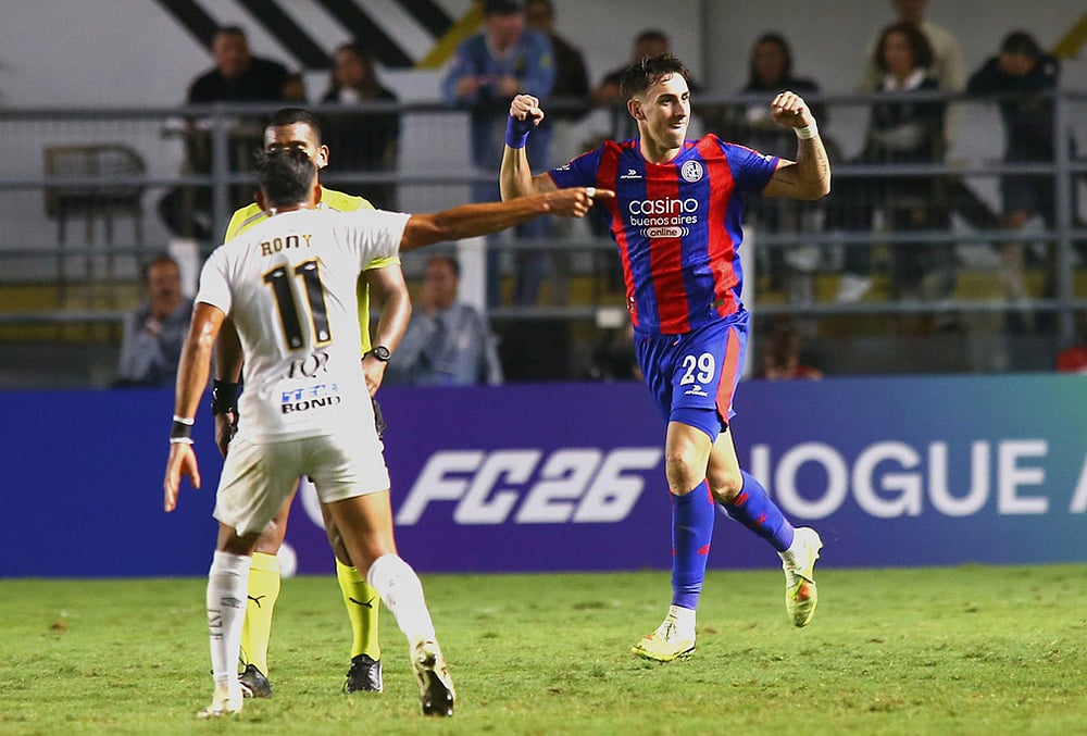 Santos FC Vs San Lorenzo CONMEBOL Copa Sudamericana match highlights-Rodrigo Auzmendi