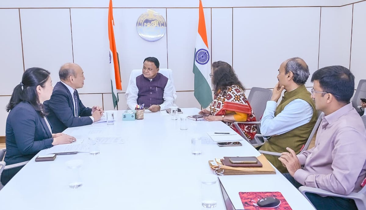CG of Japan in Kolkata Mr. Ishikawa Yoshihisa with Odisha Chief Minister Shri Mohan Charan Majhi